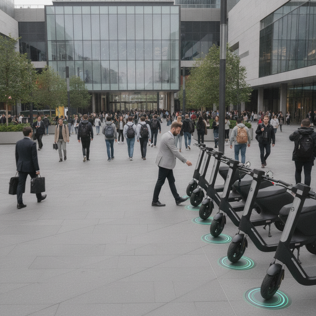เทรนด์ 2027: สกู๊ตเตอร์ไฟฟ้าชาร์จไร้สาย จอดปุ๊บชาร์จปั๊บ - wireless-charging-scooter-trend