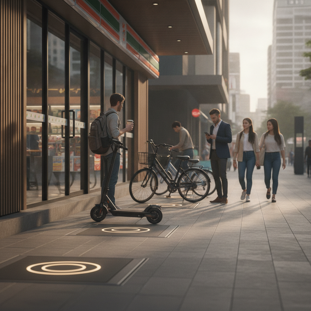 เทรนด์ 2027: แท่นชาร์จ E-Bike ไร้สายผุดทั่วร้านสะดวกซื้อ - wireless-ebike-charging-trend