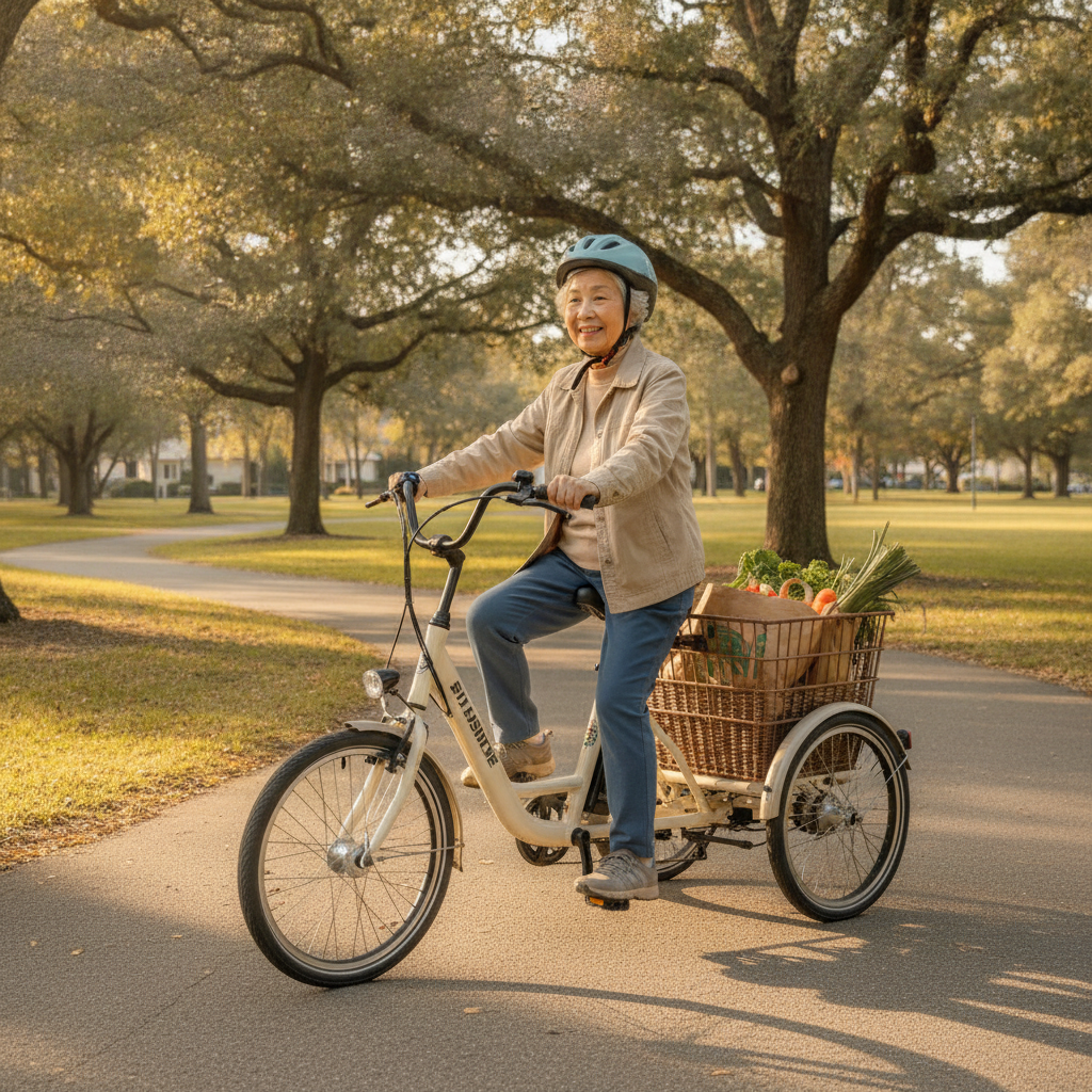 วิธีเลือกจักรยานไฟฟ้าสำหรับผู้สูงอายุ ขี่ง่าย ปลอดภัย - choose-ebike-for-seniors-safety