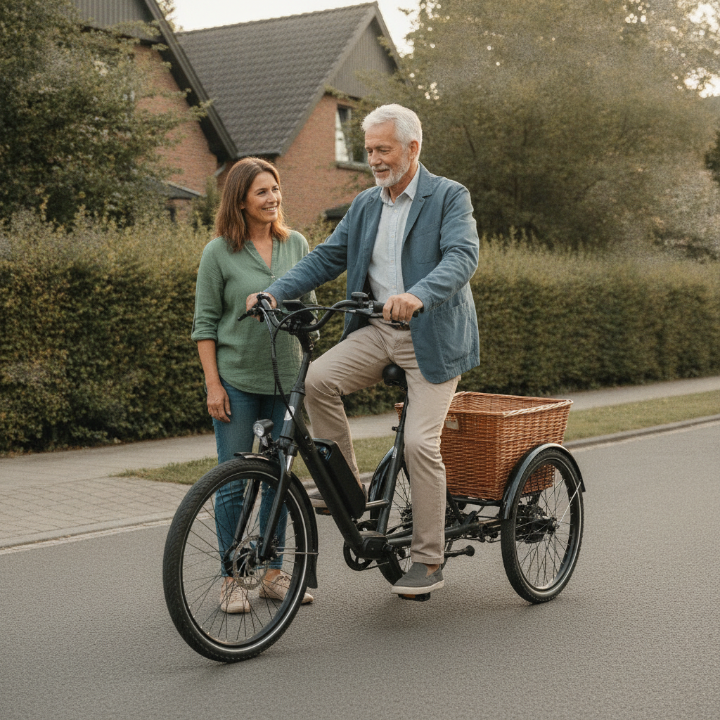 วิธีเลือกจักรยานไฟฟ้า 3 ล้อ สำหรับผู้สูงอายุ ขี่ง่าย ปลอดภัย - choose-electric-tricycle-for-seniors