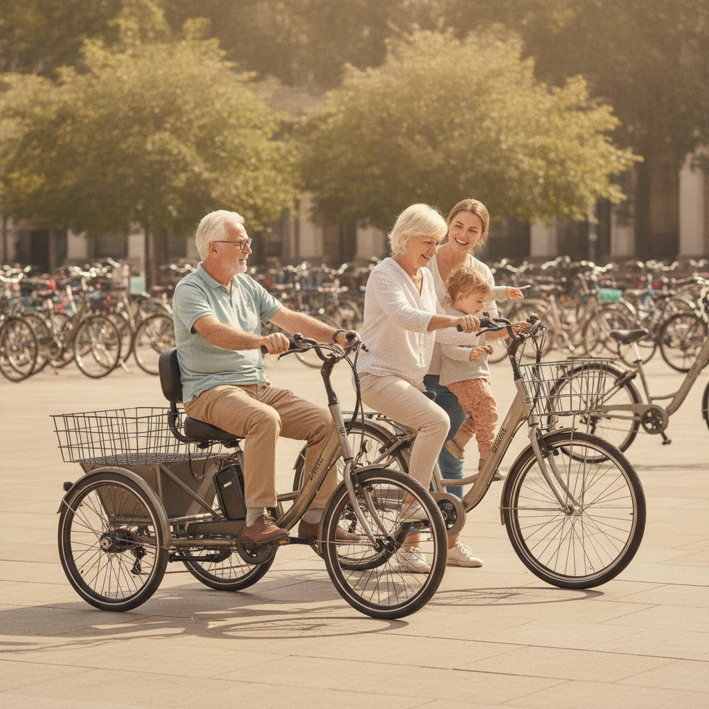 วิธีเลือกจักรยานไฟฟ้าให้ผู้สูงอายุ ปลอดภัย ใช้ง่าย ไม่ล้ม - choose-senior-electric-bike-safety
