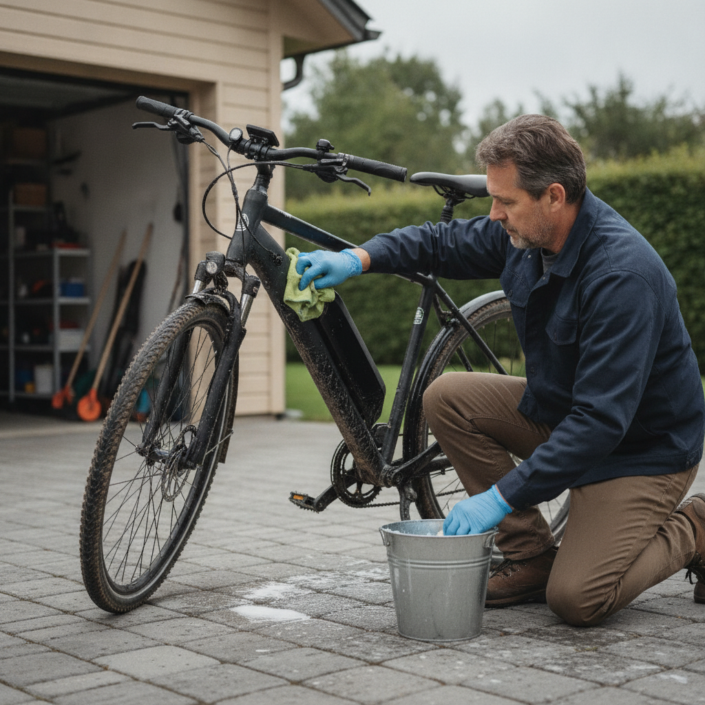 วิธีล้างจักรยานไฟฟ้าให้ปลอดภัย มอเตอร์ไม่พัง ไฟไม่ช็อต - clean-ebike-safely-waterproof-guide