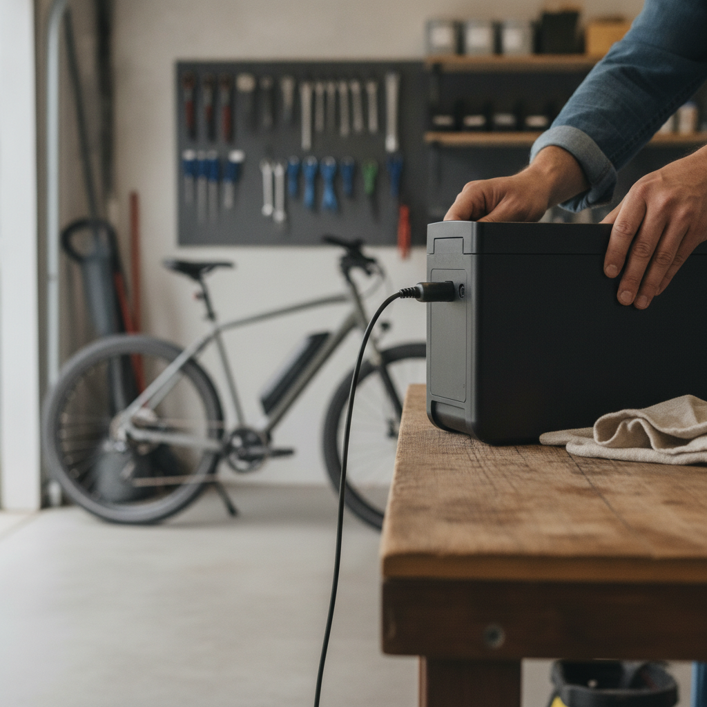 วิธีดูแลแบตเตอรี่จักรยานไฟฟ้า ยืดอายุการใช้งาน ไม่เสื่อมไว - ebike-battery-charging-care-tips