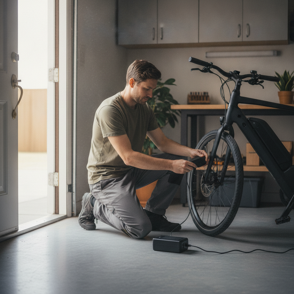 5 ทริคชาร์จแบต E-Bike ให้อายุยืนยาว ปลอดภัย ไม่เสื่อมไว - ebike-battery-charging-safety-tips