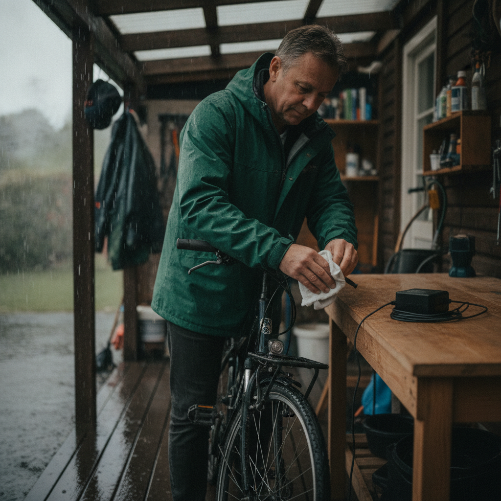 วิธีดูแลแบตเตอรี่จักรยานไฟฟ้าหน้าฝน ยืดอายุ ปลอดภัย - ebike-battery-rainy-season-maintenance