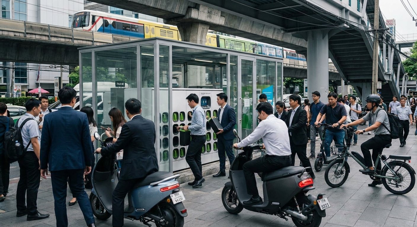 เทรนด์สลับแบตเตอรี่ E-Bike อนาคตการเดินทางคนเมืองยุคใหม่
