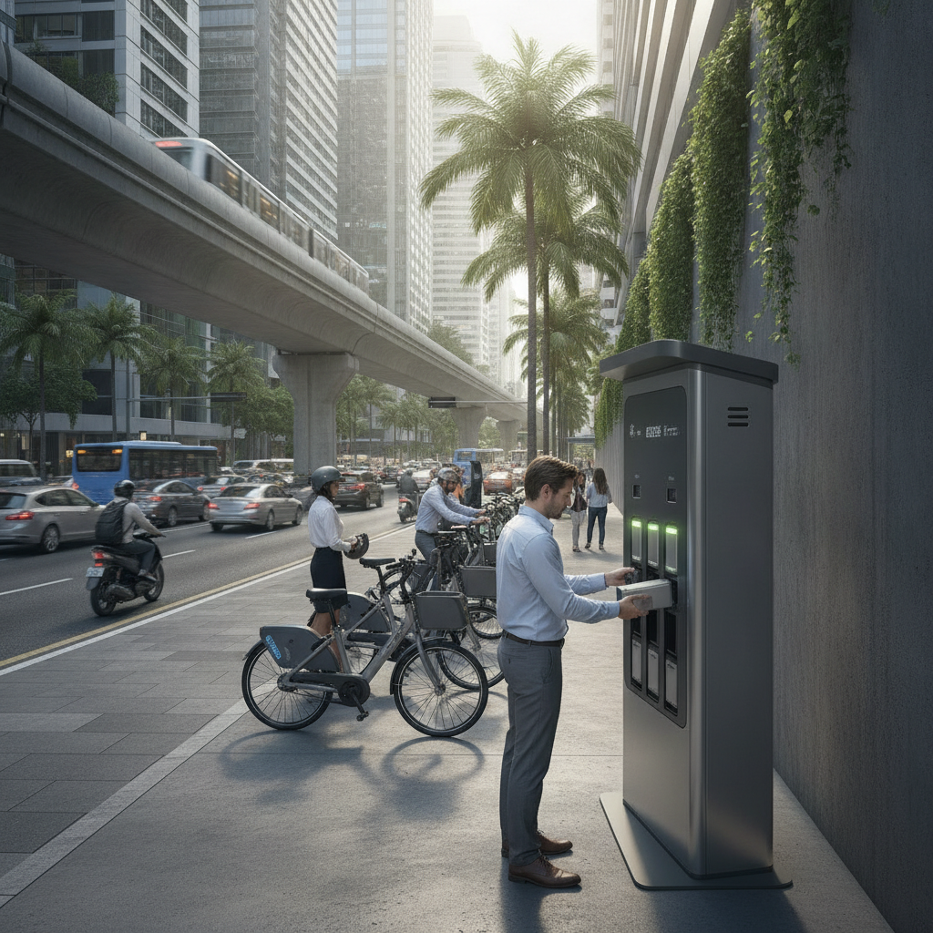 เทรนด์สลับแบตเตอรี่ E-Bike อนาคตการเดินทางคนเมืองยุคใหม่ - ebike-battery-swapping-urban-trends