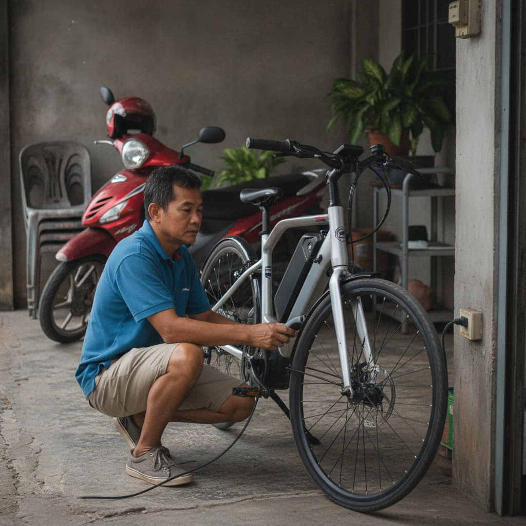 คำนวณค่าไฟชาร์จจักรยานไฟฟ้า 1 ครั้งกี่บาท ประหยัดจริงไหม - ebike-charging-cost-calculation-guide