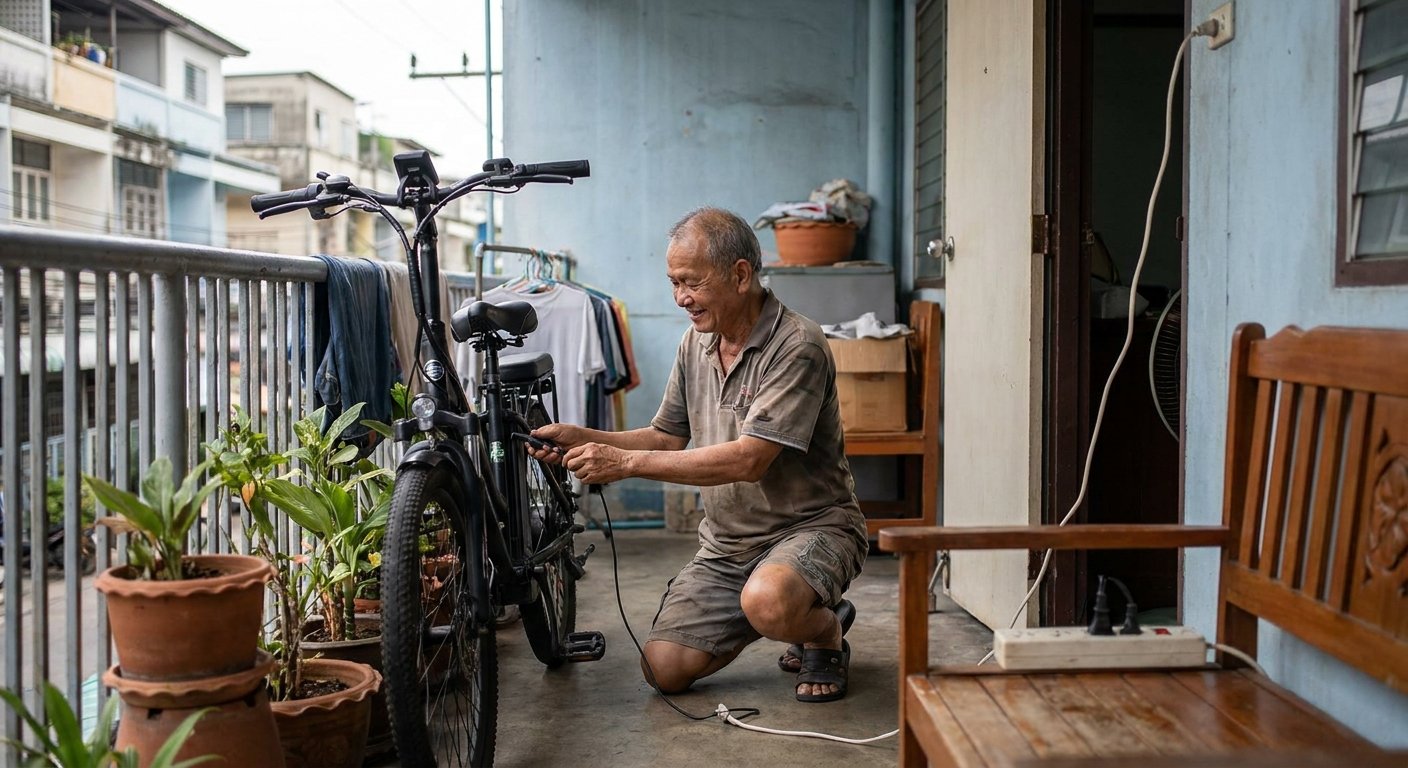 ชาร์จ E-Bike 1 ครั้งกี่บาท? กางสูตรคิดง่ายๆ เซฟเงินค่าน้ำมัน