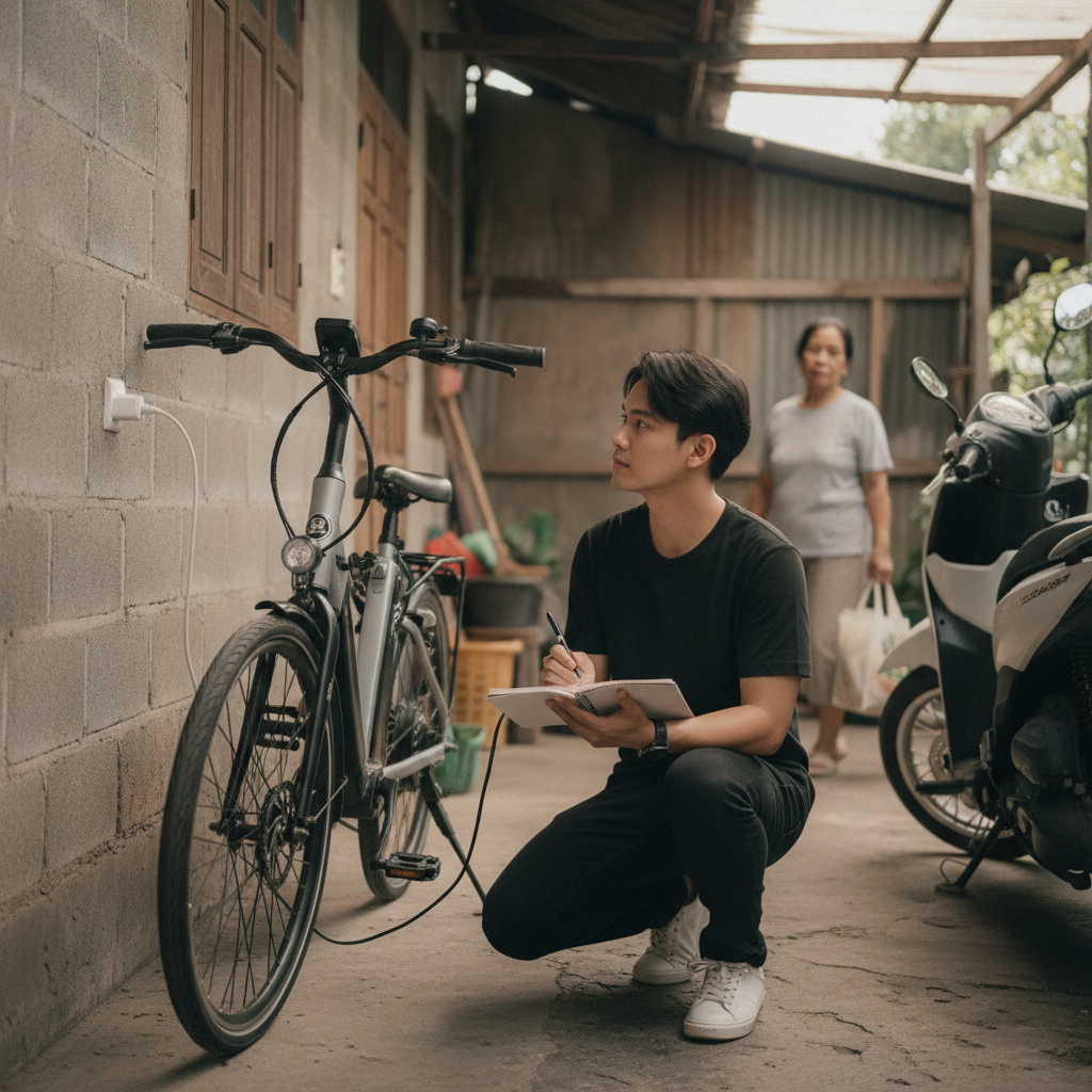 เทียบชัด! ชาร์จจักรยานไฟฟ้า 1 ครั้ง กี่บาท คุ้มจริงไหม - ebike-charging-cost-calculation-guide