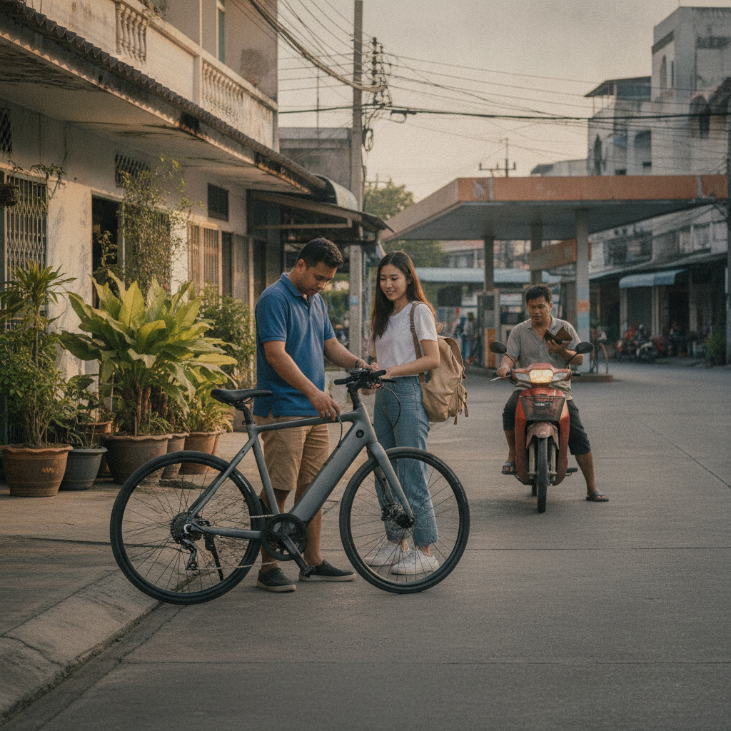 ชาร์จไฟ E-Bike ครั้งละกี่บาท? สรุปค่าไฟเทียบน้ำมันรายเดือน - ebike-charging-cost-vs-gasoline