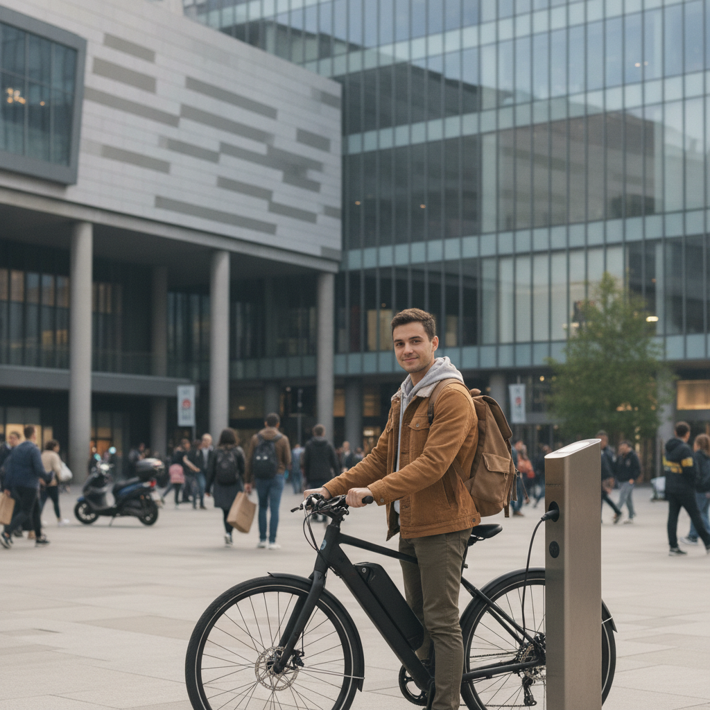 จักรยานไฟฟ้า 1 ชาร์จกี่บาท? เทียบค่าไฟ vs ค่าน้ำมันชัดๆ - ebike-charging-cost-vs-gasoline