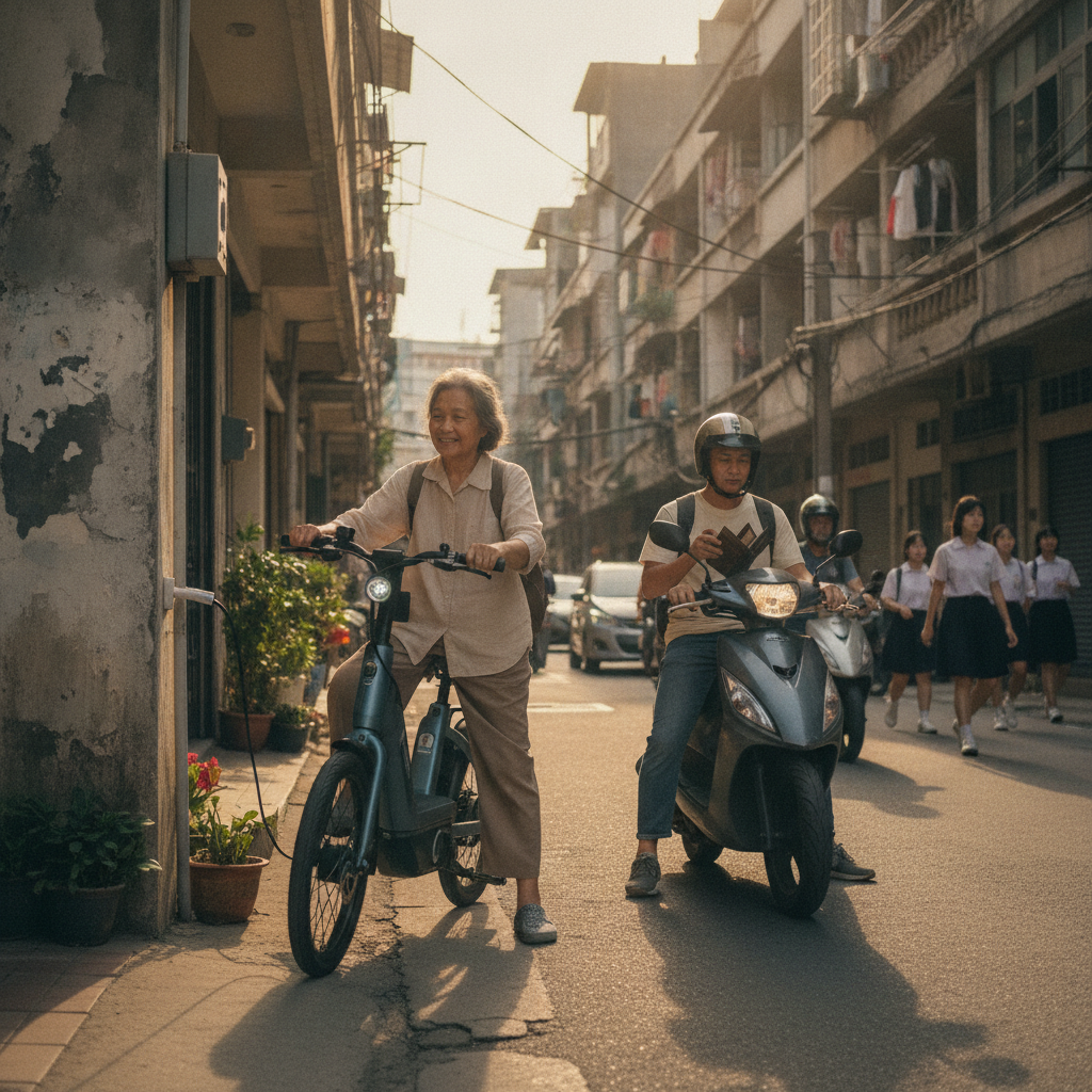 ขี่ E-Bike เสียค่าไฟกี่บาท? เทียบชัดๆ ประหยัดค่าน้ำมันจริงไหม - ebike-charging-cost-vs-gasoline