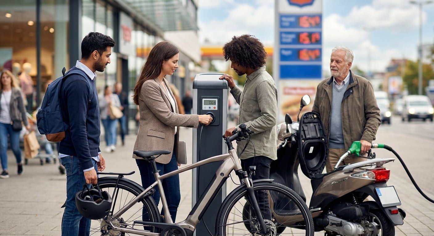 เทียบชัดๆ ชาร์จไฟ E-Bike vs ค่าน้ำมัน 1 ปี ประหยัดได้กี่บาท