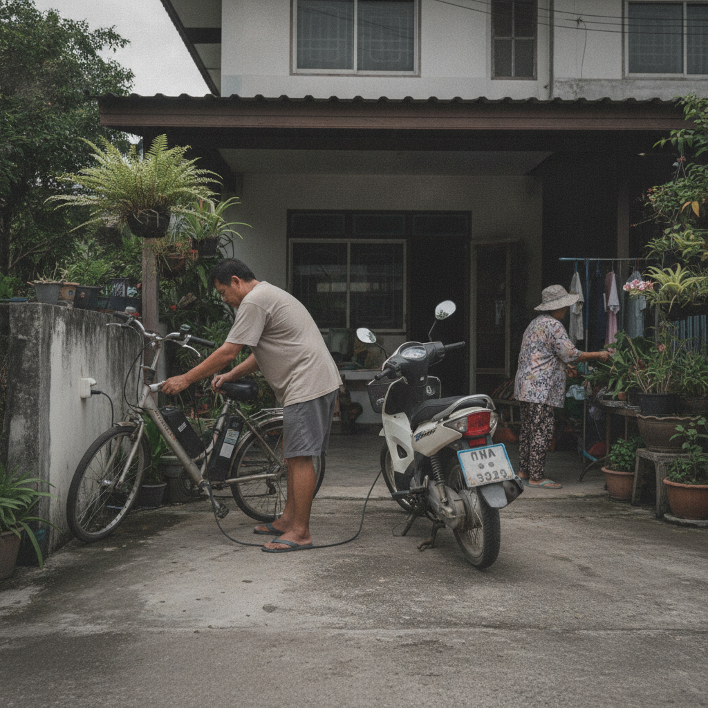 เทียบชัดๆ ชาร์จไฟ E-Bike vs ค่าน้ำมัน 1 ปี ประหยัดได้กี่บาท - ebike-charging-vs-gasoline-cost