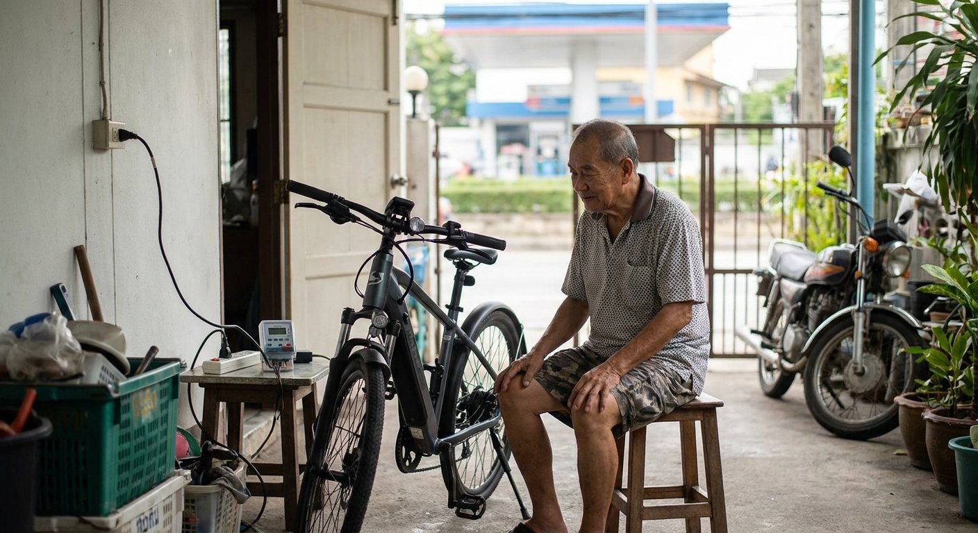 เทียบชัดๆ E-Bike ชาร์จครั้งละกี่บาท? ประหยัดกว่าน้ำมันแค่ไหน