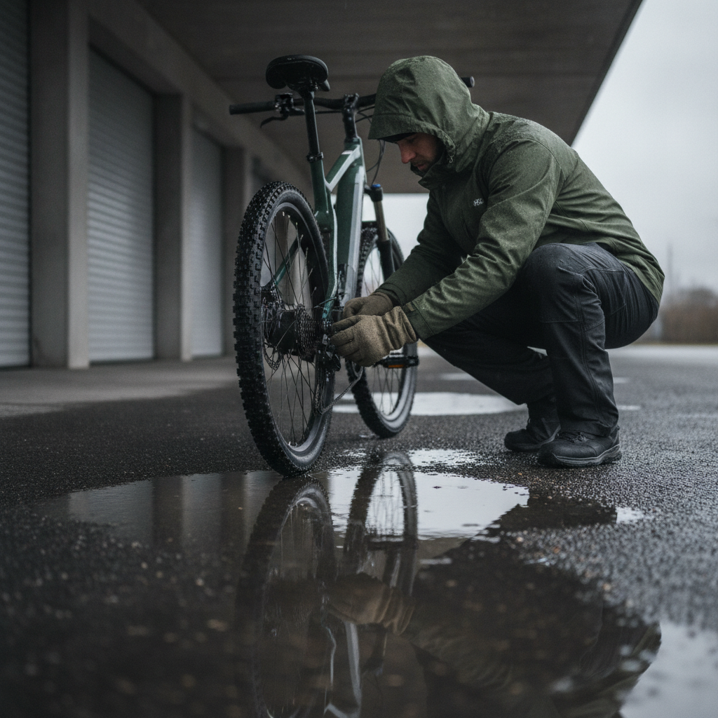 5 จุดเช็กจักรยานไฟฟ้าก่อนขี่หน้าฝน ลุยน้ำอย่างไรไม่พัง - ebike-maintenance-rainy-season-check