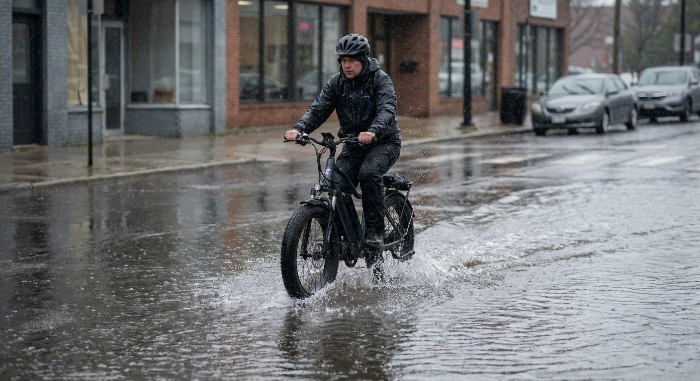 ขี่ E-Bike หน้าฝน ลุยน้ำได้ไหม? วิธีดูแลระบบไฟไม่ให้ช็อต