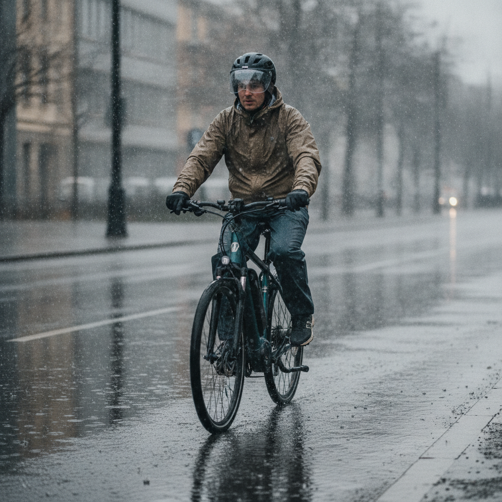 ขี่จักรยานไฟฟ้าลุยฝน ปลอดภัยไหม? เช็ก 5 จุดเสี่ยงน้ำเข้า - ebike-rainy-season-riding-maintenance