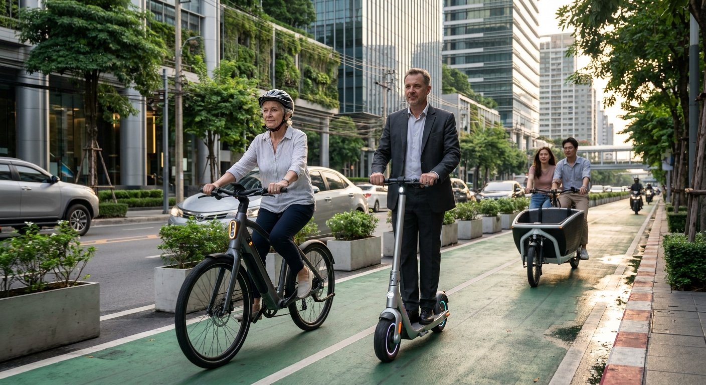 ส่องอนาคต E-Bike ปี 2027 ยุคใหม่ปลอดภัยด้วยระบบเบรก ABS