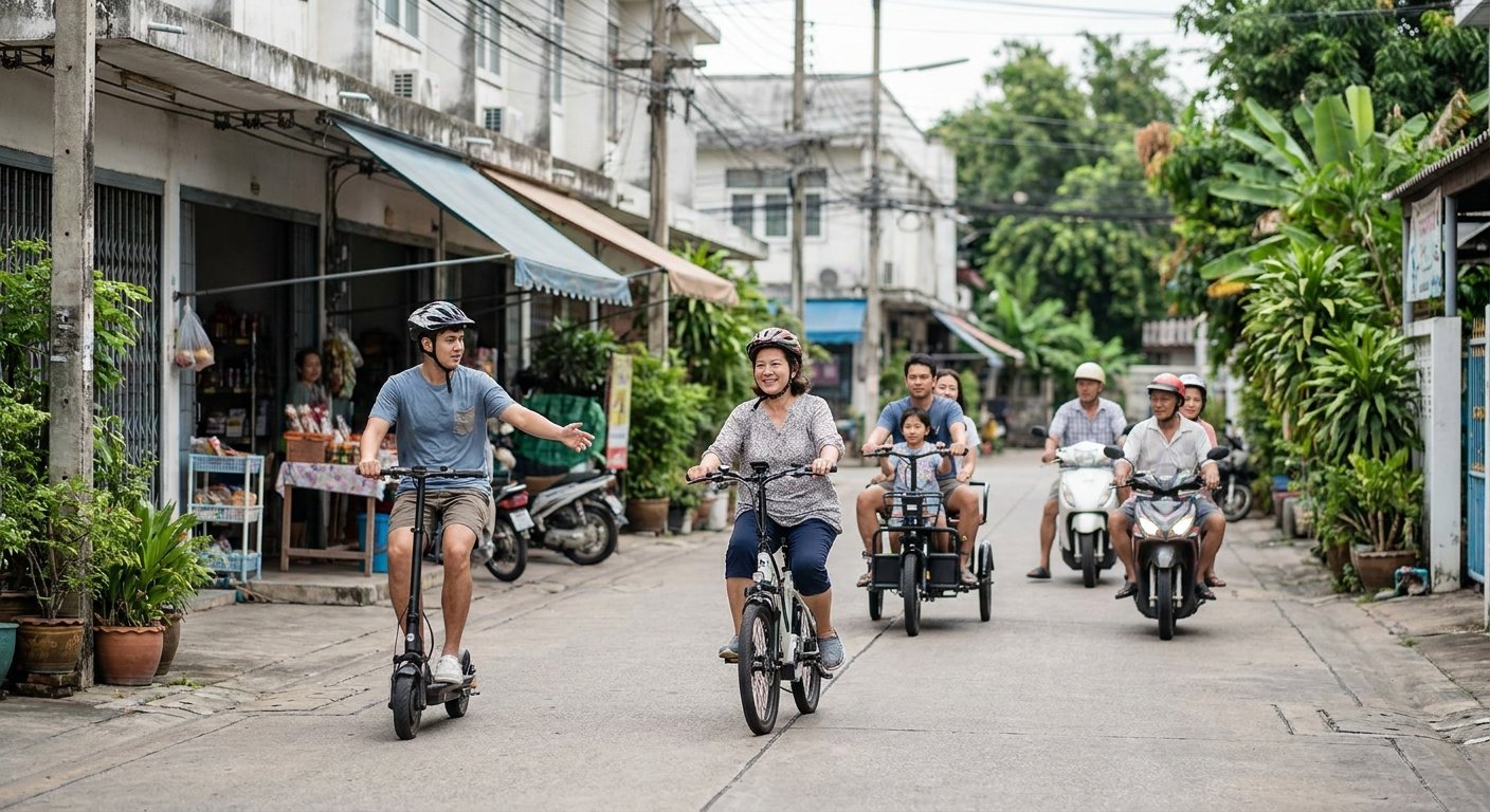 จักรยานไฟฟ้า สกู๊ตเตอร์ไฟฟ้า ต้องทำใบขับขี่-จดทะเบียนไหม?