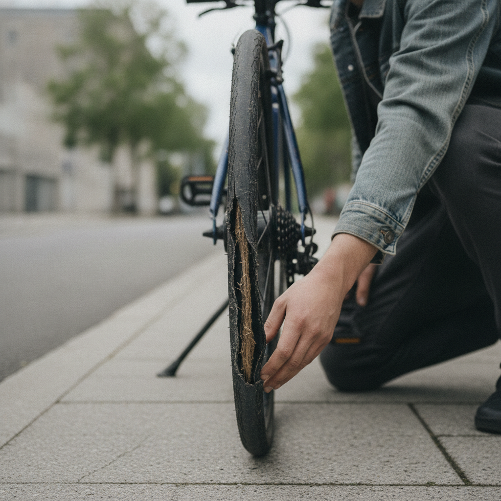 5 สัญญาณเตือนยางจักรยานไฟฟ้าเสื่อมสภาพ เช็กก่อนลื่นล้ม - ebike-tire-maintenance-inspection-guide