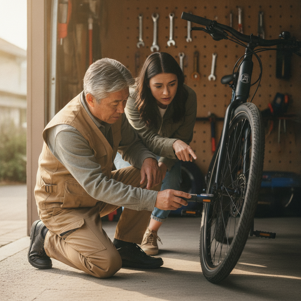 5 จุดเช็กยาง E-Bike ก่อนออกวิ่ง ป้องกันยางระเบิดกลางทาง - ebike-tire-maintenance-safety-guide