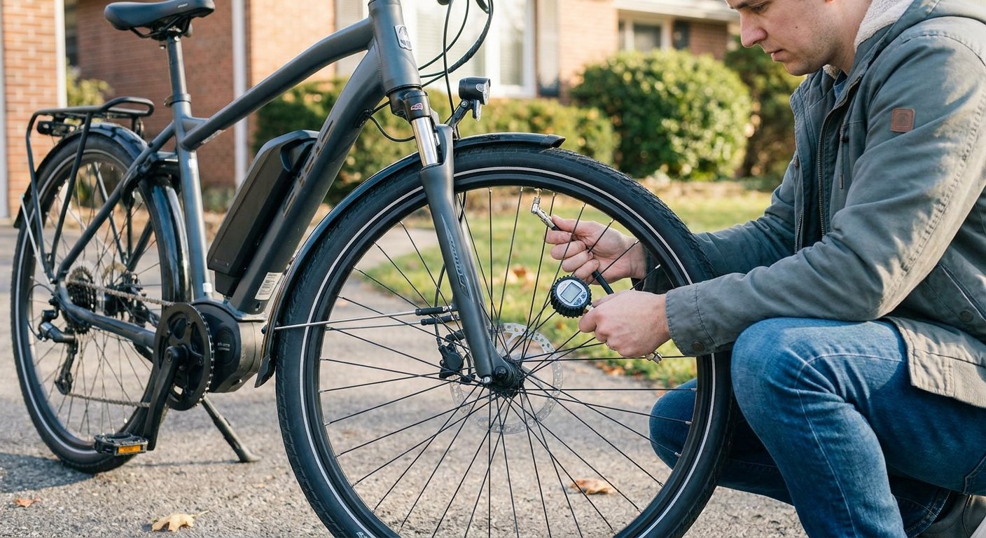 เช็กลมยาง E-Bike อย่างไรให้ประหยัดแบต วิ่งไกลขึ้น 20%