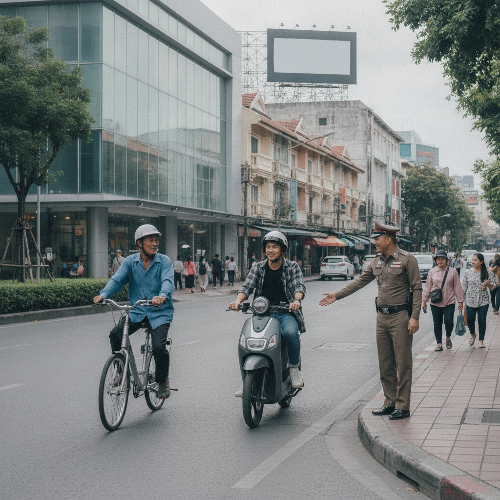 กฎหมายจักรยานไฟฟ้า ขี่บนถนนได้ไหม? ต้องมีใบขับขี่หรือไม่ - ebike-traffic-law-thailand-guide