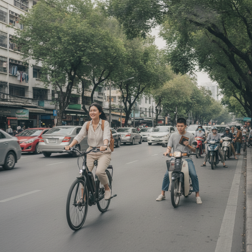 ขี่จักรยานไฟฟ้า 1 ปี ประหยัดค่าน้ำมันได้กี่บาท? เทียบชัดๆ - ebike-vs-gasoline-cost-saving