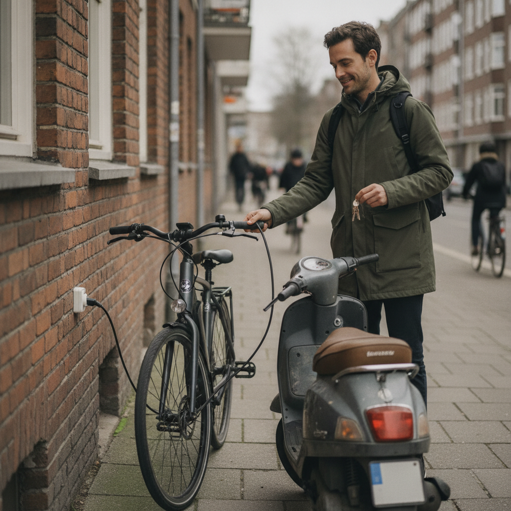 จักรยานไฟฟ้า vs มอเตอร์ไซค์ ประหยัดค่าเดินทางปีละกี่บาท - ebike-vs-motorcycle-commute-costs