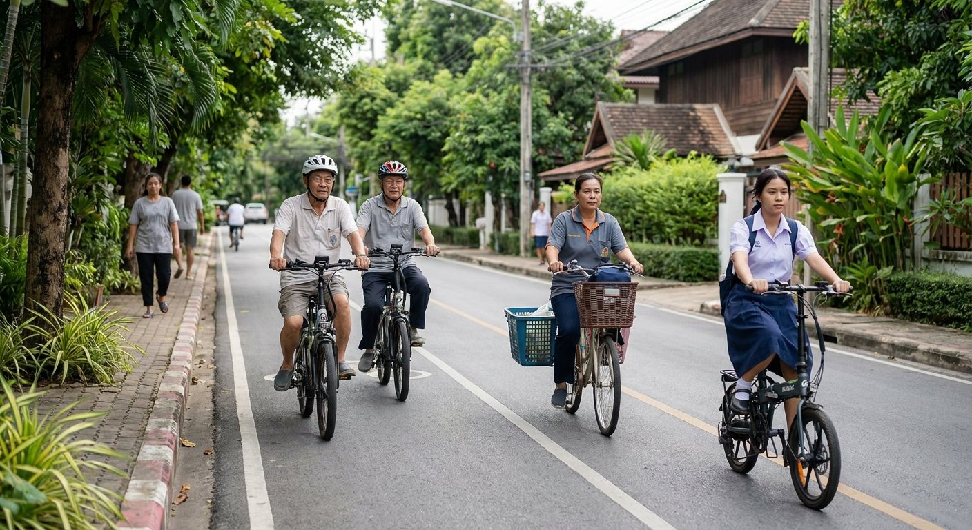 กฎหมายจักรยานไฟฟ้า ต้องทำใบขับขี่ไหม ขี่บนถนนได้หรือเปล่า