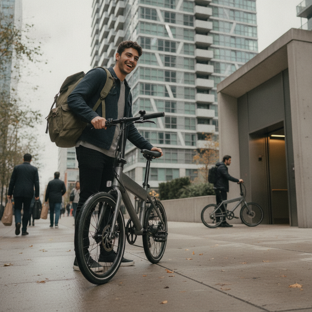 เจาะเทรนด์ e-Bike พับได้ ตอบโจทย์คนคอนโด-เด็กหอปี 2026 - foldable-ebike-condo-lifestyle-trend