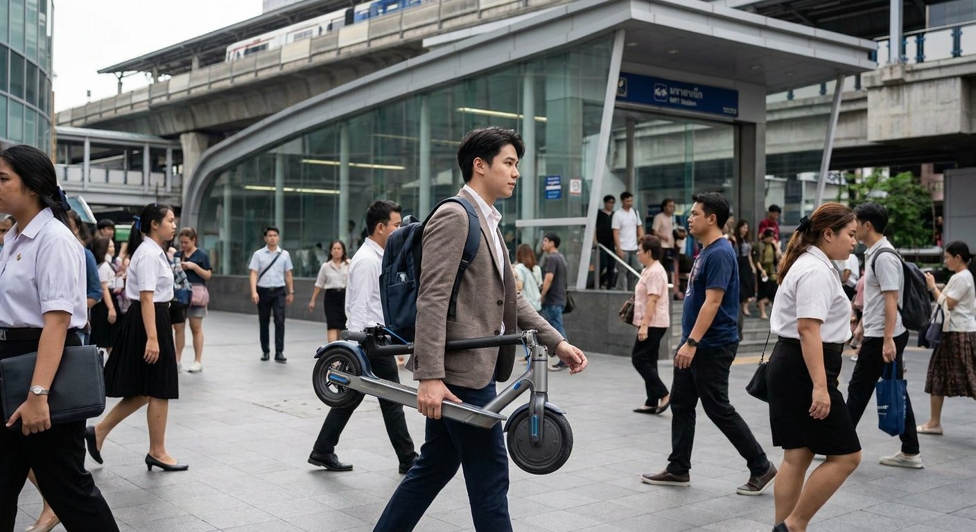 เทรนด์สกู๊ตเตอร์ไฟฟ้าพกพา ทางเลือกลดค่าเดินทางคนเมืองปี 2027