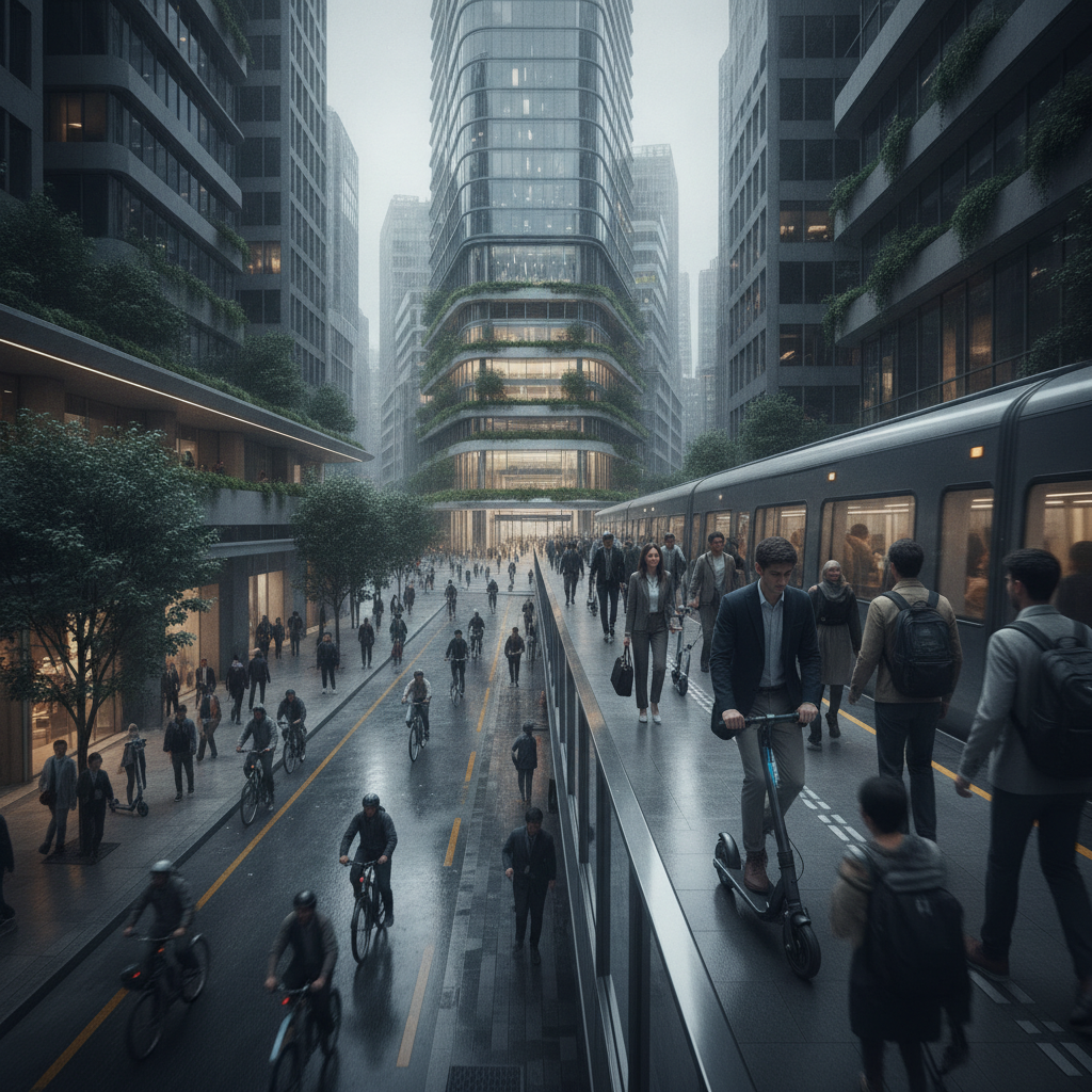 เทรนด์สกู๊ตเตอร์ไฟฟ้าพกพา ทางเลือกลดค่าเดินทางคนเมืองปี 2027 - folding-electric-scooter-commute-trend