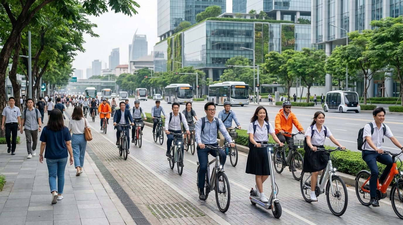 ส่องอนาคตเลน E-Bike ไทย ปลดล็อกการเดินทางคนเมืองปี 2027