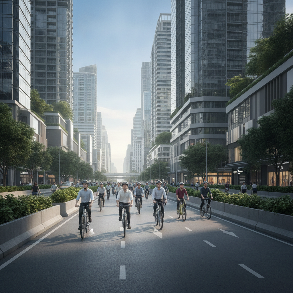 ส่องอนาคตเลน E-Bike ไทย ปลดล็อกการเดินทางคนเมืองปี 2027 - future-ebike-lanes-urban-commute-2027