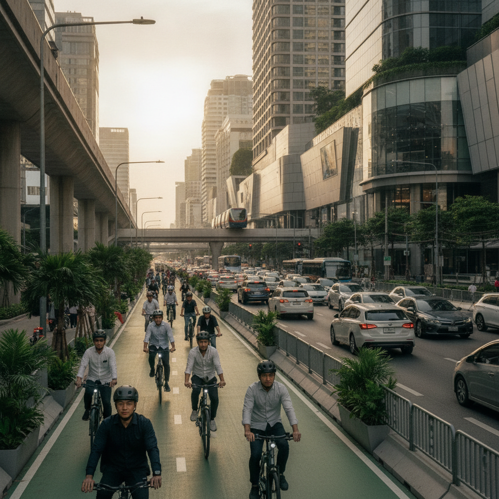อนาคต E-Bike ไทย 2027 คาดนำร่องเลนเฉพาะ ลดรถติด ลดมลพิษ - future-ebike-micro-mobility-thailand