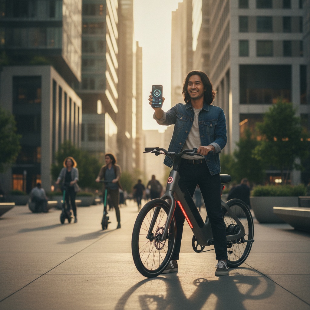 ส่องอนาคต Smart e-Bike 2027 ล็อกผ่านมือถือ GPS กันขโมย - future-smart-ebike-tech-2027