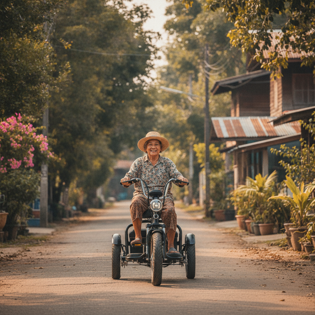 วิธีเลือกจักรยานไฟฟ้าผู้สูงอายุ ขี่ง่าย ปลอดภัย ไม่ล้ม - how-to-choose-elderly-ebike