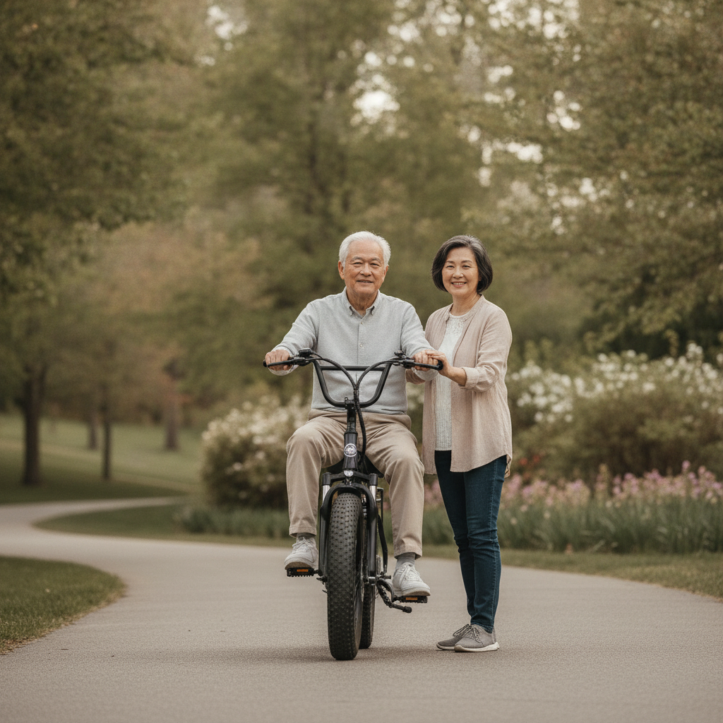 วิธีเลือกจักรยานไฟฟ้าให้ผู้สูงอายุ ขี่ง่าย ปลอดภัย ไม่ล้ม - how-to-choose-senior-ebike