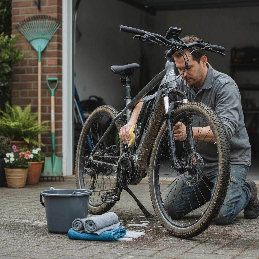 วิธีล้างจักรยานไฟฟ้าให้ปลอดภัย น้ำไม่เข้ากล่องควบคุม - how-to-clean-ebike-safely