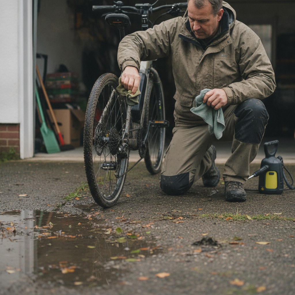วิธีล้างจักรยานไฟฟ้าให้ปลอดภัย ลุยฝนมา มอเตอร์ไม่ช็อต - how-to-clean-ebike-safely