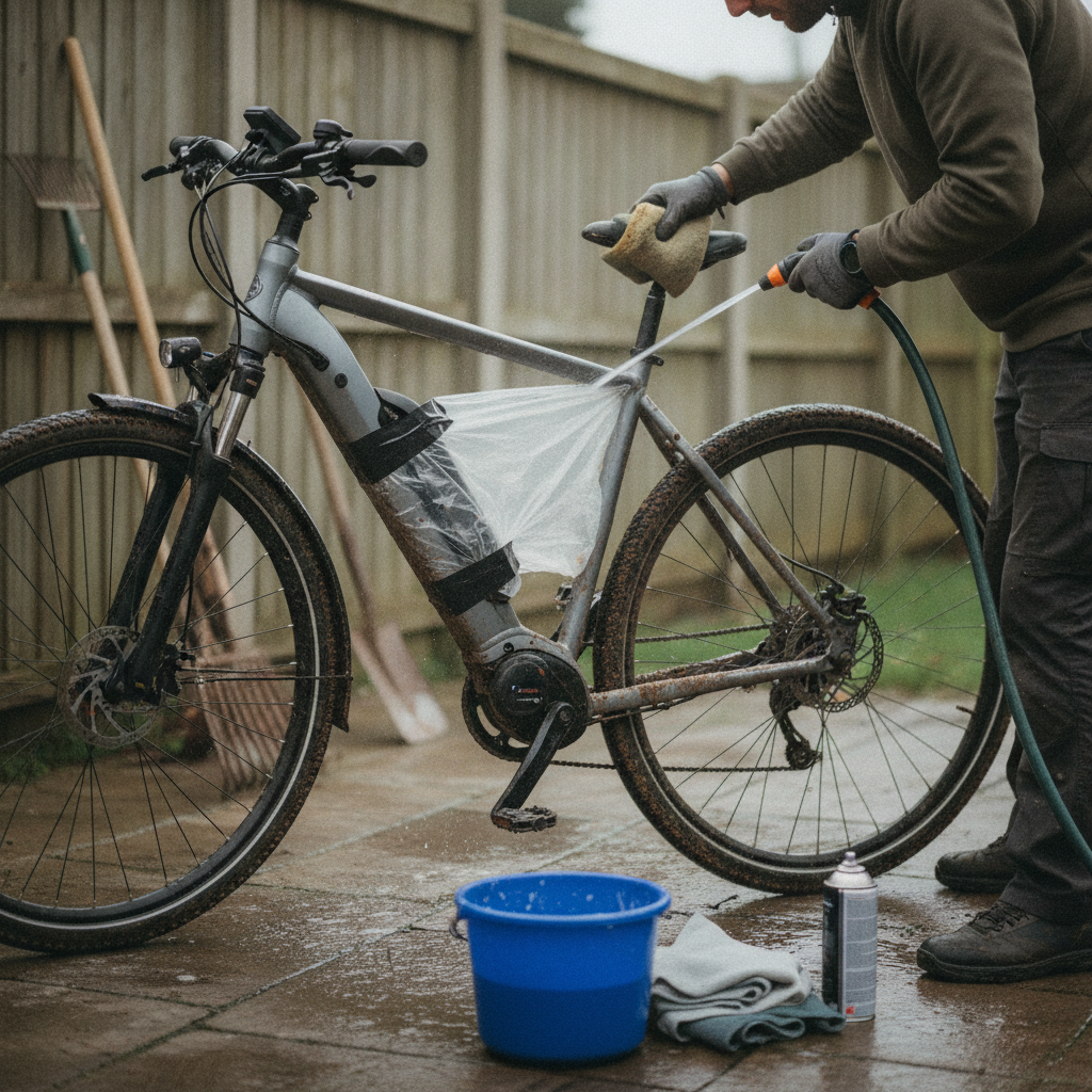 วิธีล้างจักรยานไฟฟ้าอย่างปลอดภัย ไม่พัง น้ำไม่เข้ามอเตอร์ - how-to-clean-ebike-safely