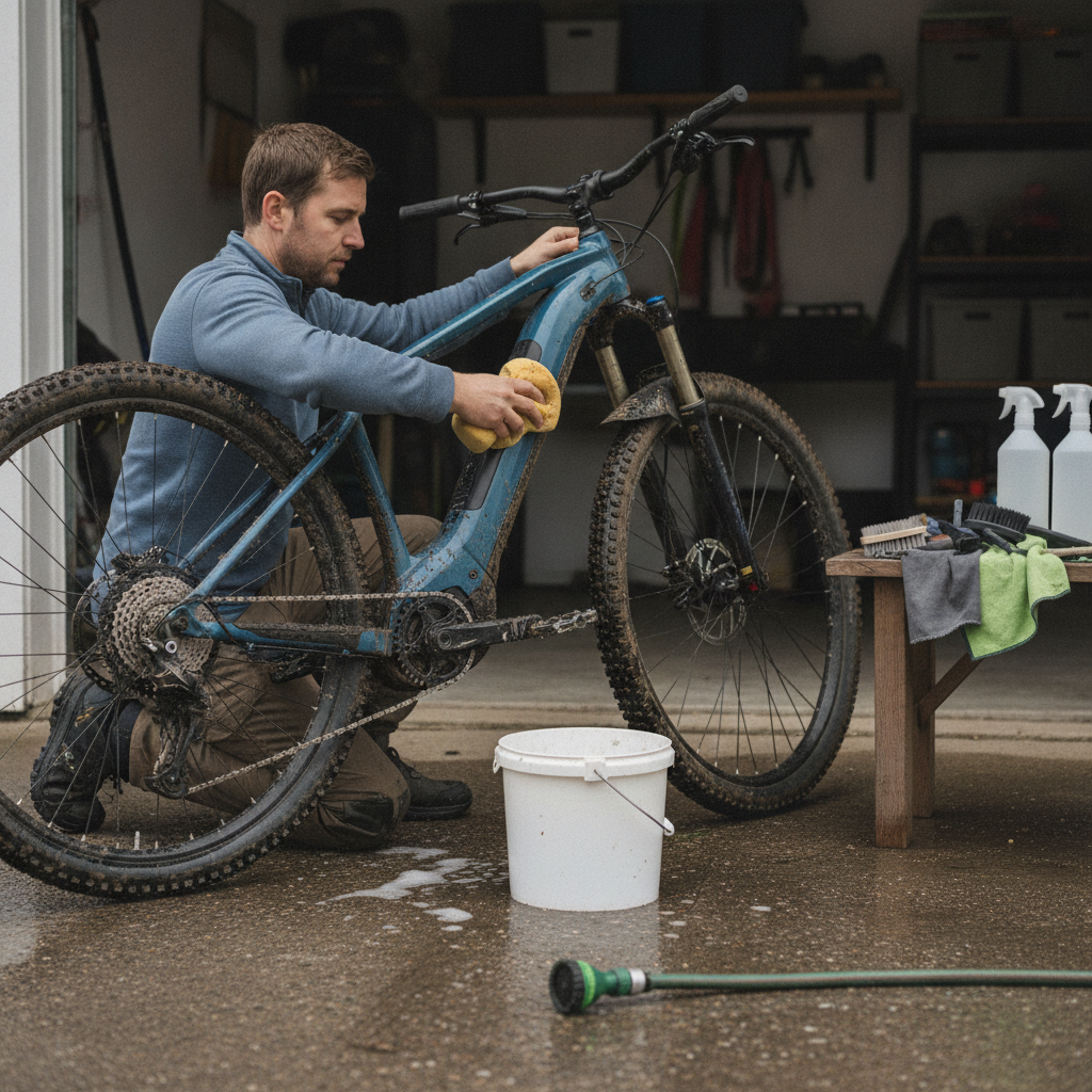 วิธีล้างจักรยานไฟฟ้าให้ถูกวิธี ปลอดภัย มอเตอร์ไม่พัง - how-to-wash-ebike-safely