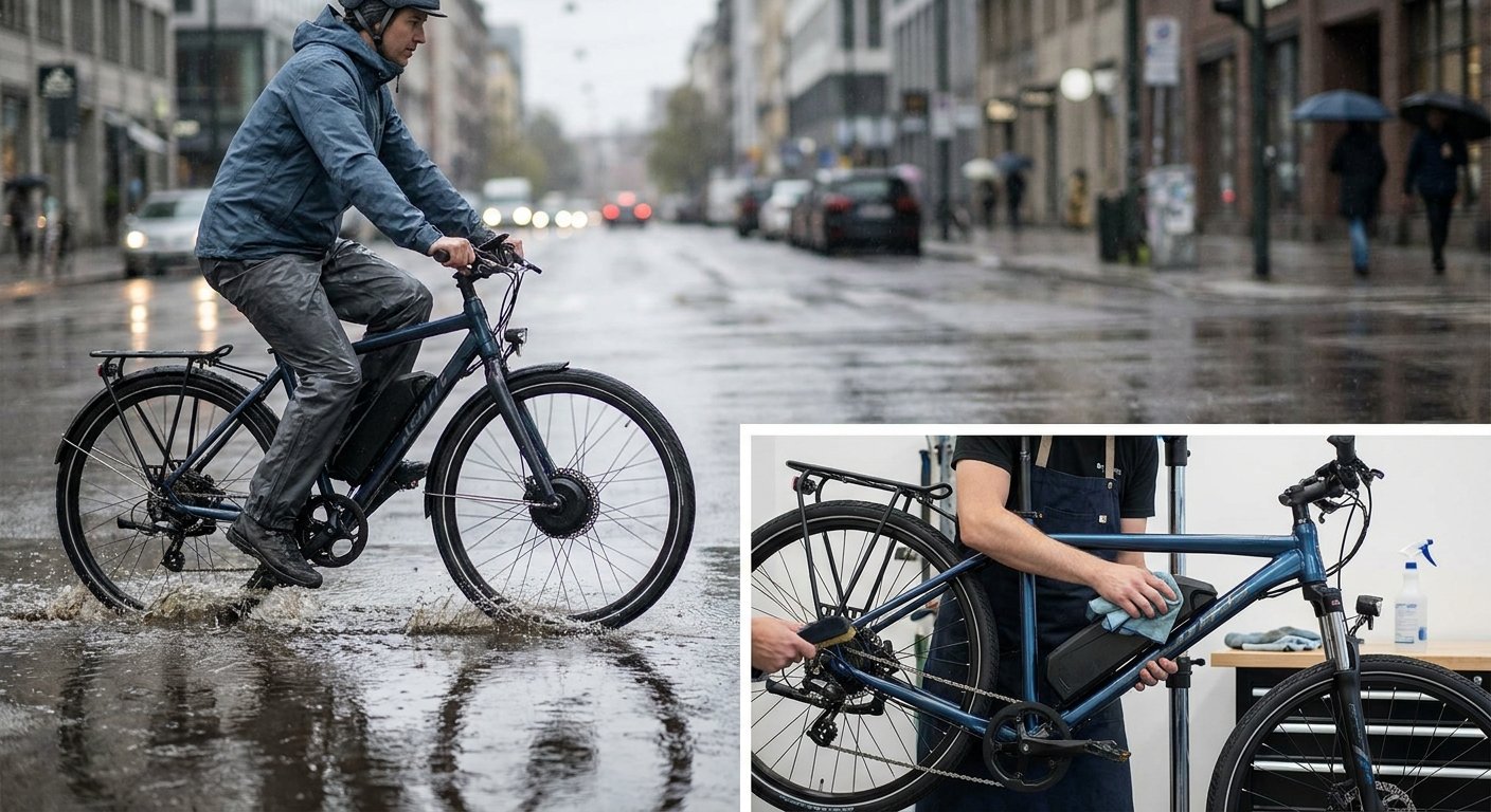 5 วิธีดูแล e-Bike หน้าฝน ขี่ลุยน้ำอย่างไรไม่ให้มอเตอร์พัง