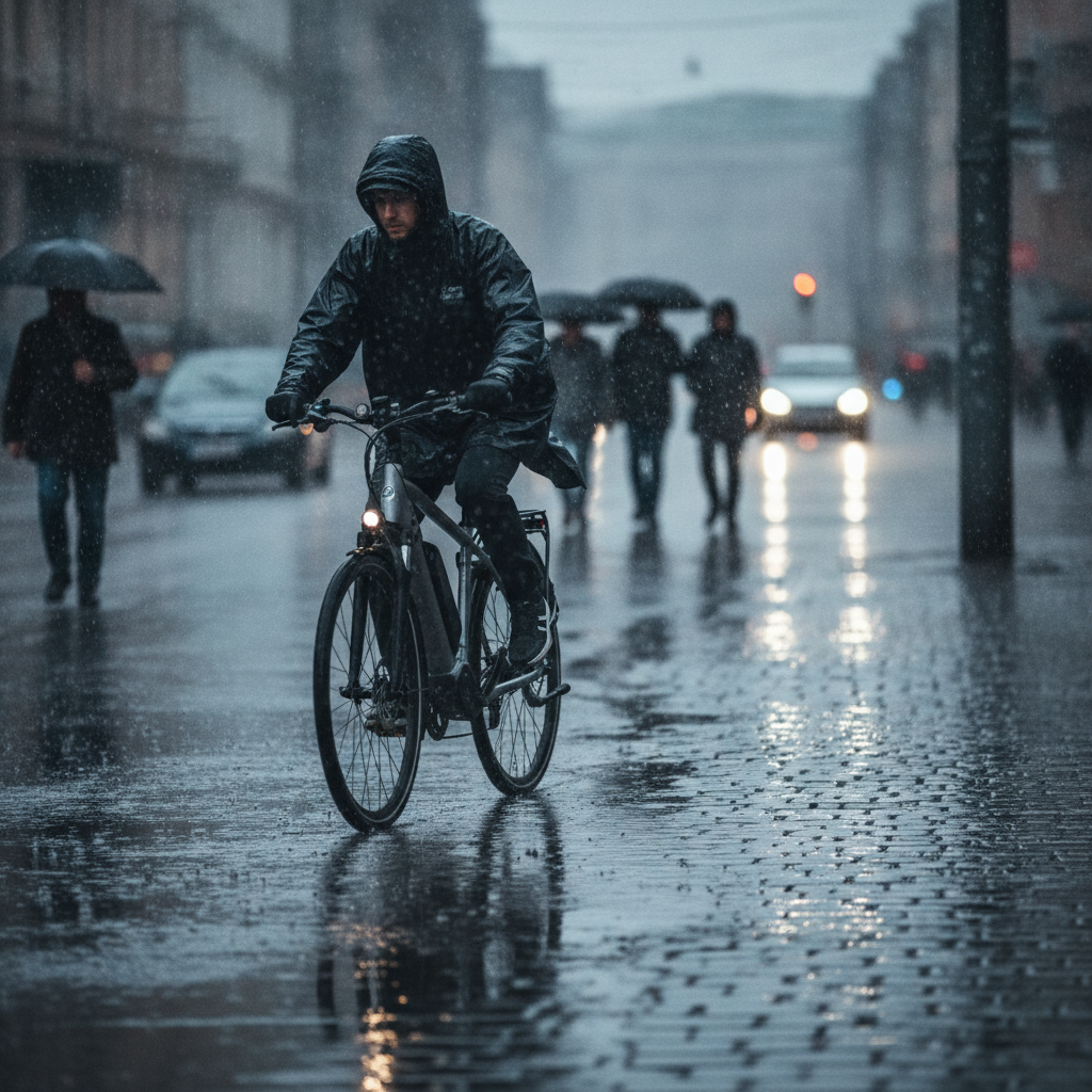ขี่ e-Bike หน้าฝน ลุยน้ำได้ไหม? 4 วิธีเซฟระบบไฟไม่ให้พัง - rainy-season-ebike-waterproof-care