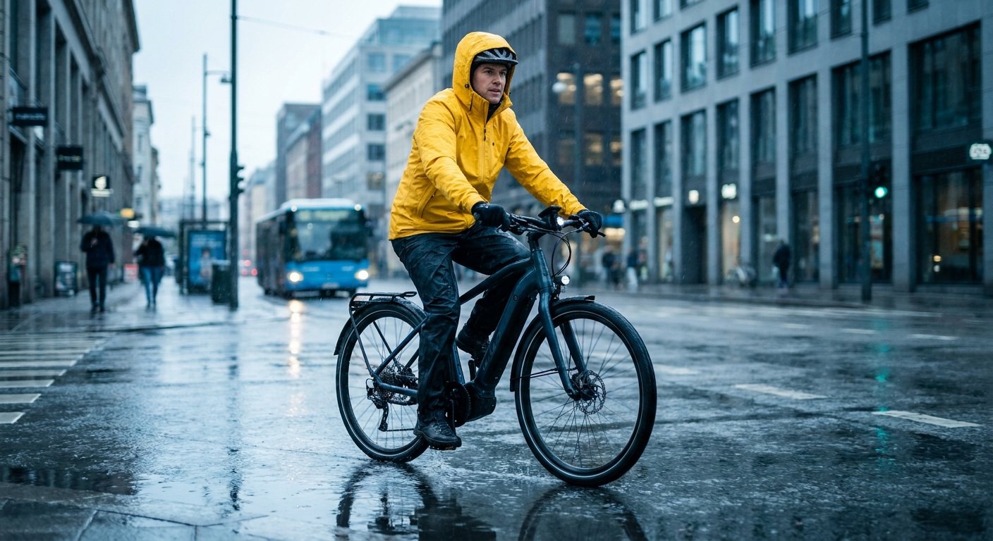 ฝนตกขี่ E-Bike ได้ไหม? วิธีลุยฝนและดูแลระบบไฟไม่พัง