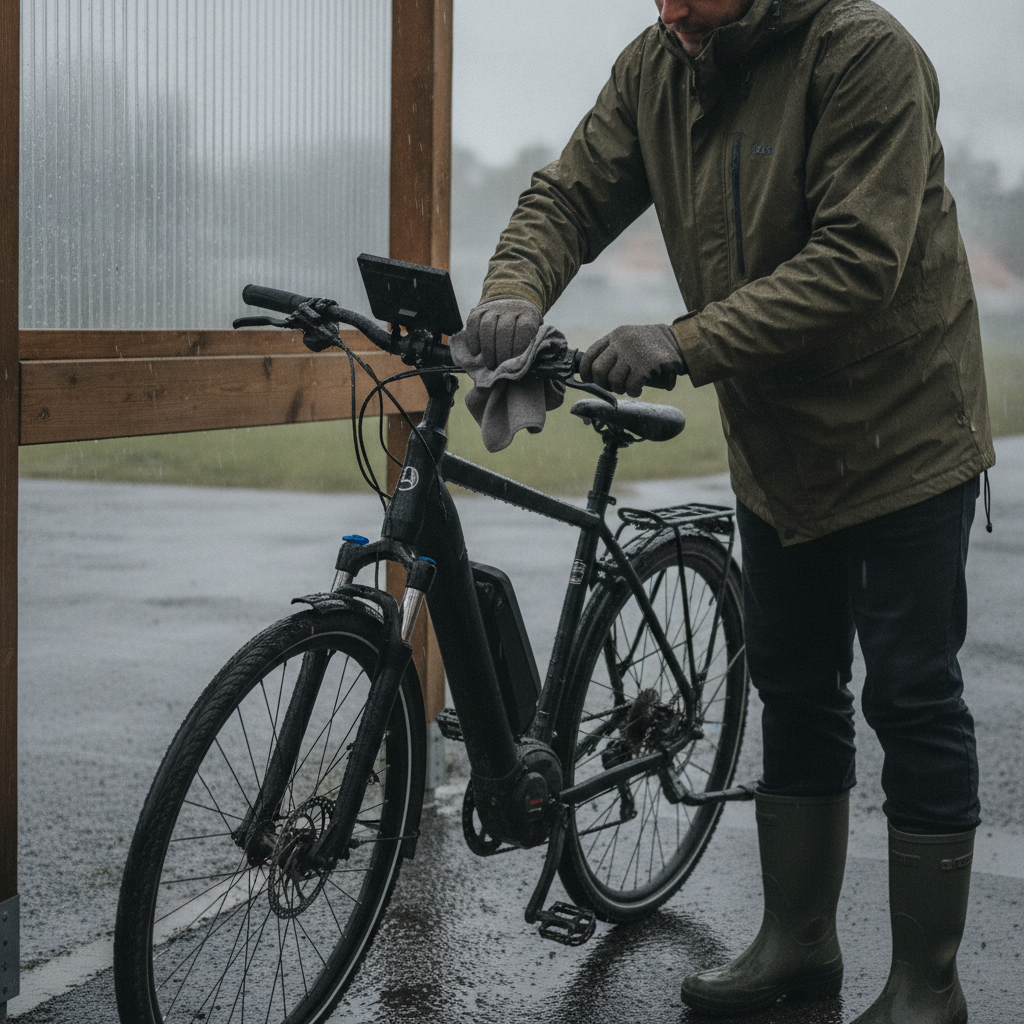 ฝนตกขี่ E-Bike ได้ไหม? วิธีลุยฝนและดูแลระบบไฟไม่พัง - ride-ebike-in-rain-maintenance