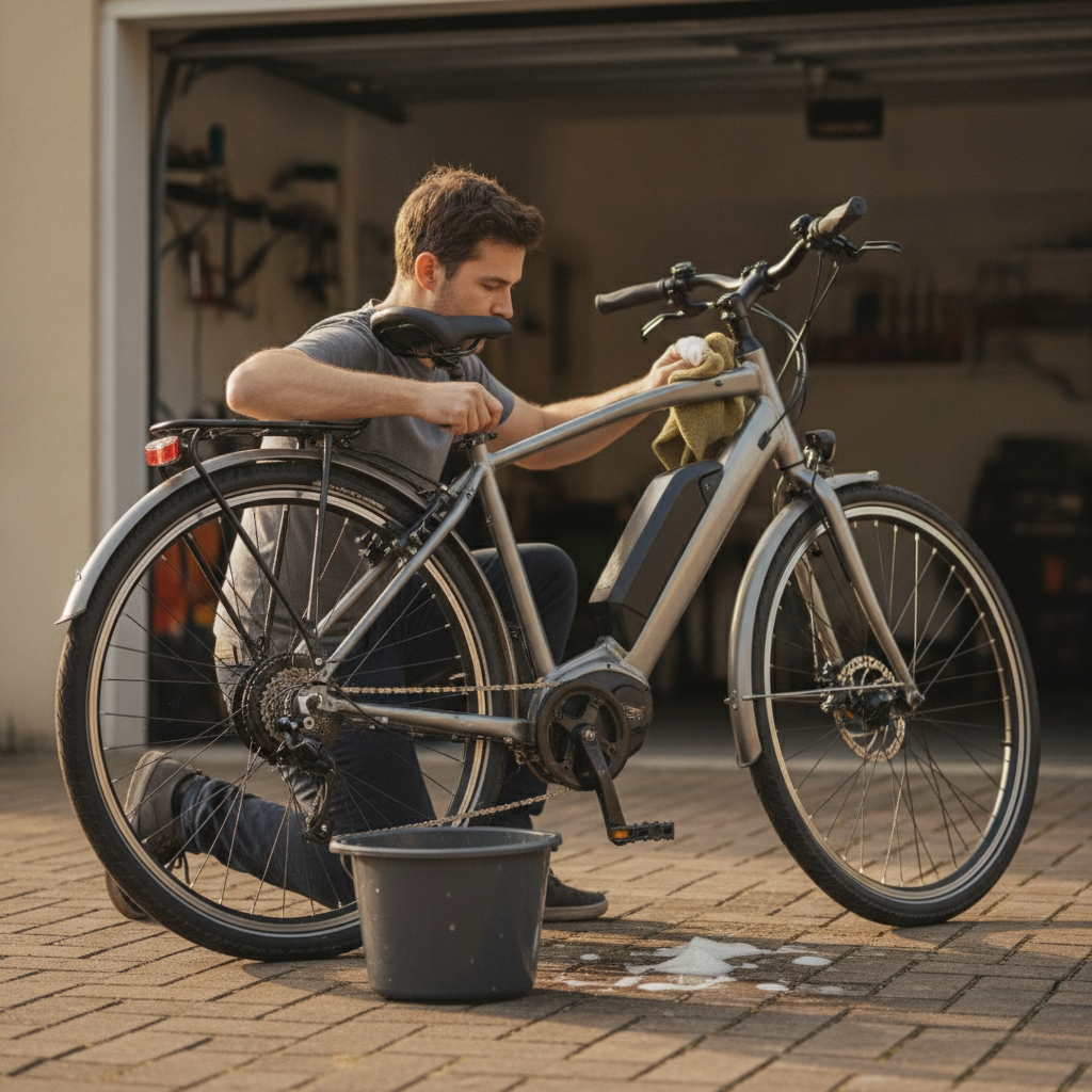 วิธีล้างจักรยานไฟฟ้าให้ถูกวิธี ปลอดภัย มอเตอร์ไม่พัง - safe-cleaning-tips-for-ebike